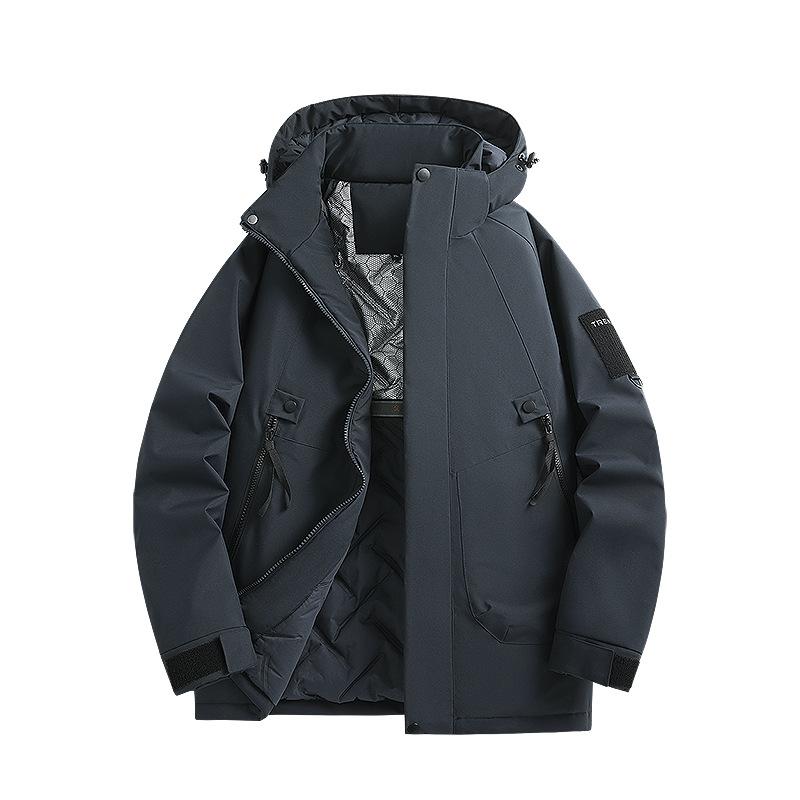 Winter Couples Models Cotton Jacket Warm Machine Quilted Cotton Jacket Graphene Heating Cotton Workers Fashion Casual Jacket