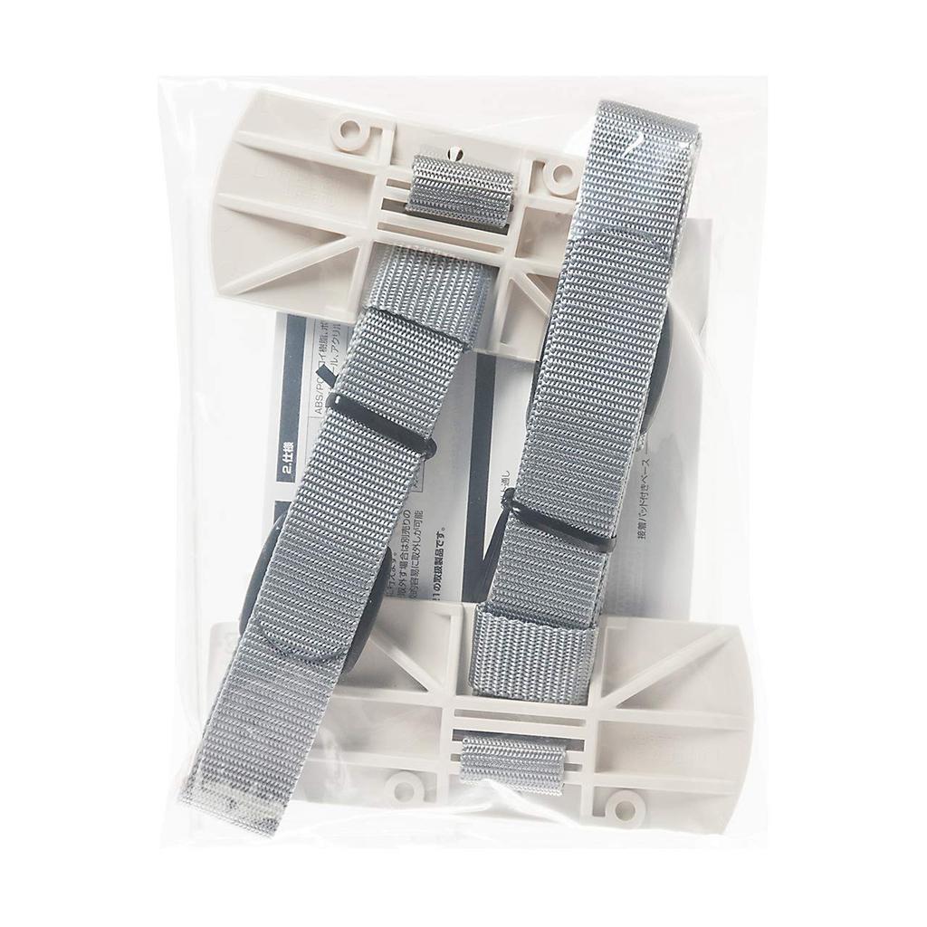 Sanwa Supply Caster Frame Holder (2-Pack) - Anti-Tip, Earthquake Resistance Level 6+, QL-E89