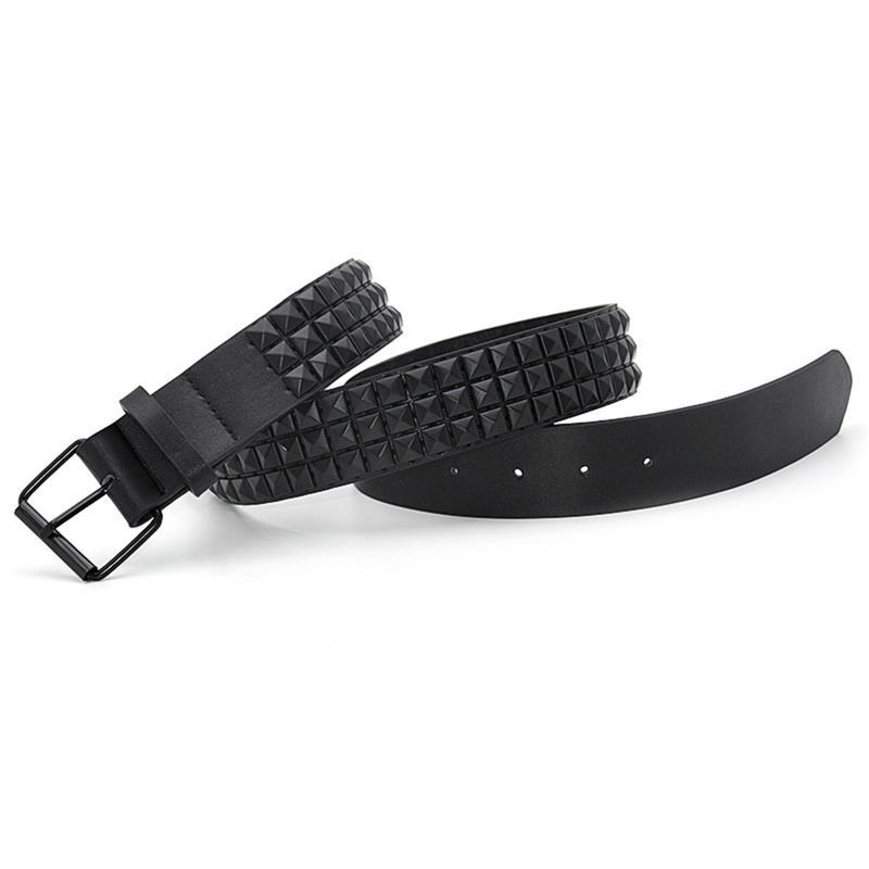 Trend Rivet Belt Heavy Metal Belt Men Women Punk Nightclub Rock Belt Jeans Belt Y2K Belt Decoration Women' Belt