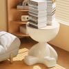 Modern Creative Bear-Shaped Plastic Nightstand Multi-Functional Bedside Table Easy Assembly, for Living Room and Bedroom Storage