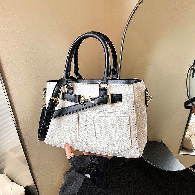 

Новая женская сумочка нишевый дизайн одноплечная сумка-мессенджер популярная среди знаменитостей универсальная изысканная сумка-ведро белый