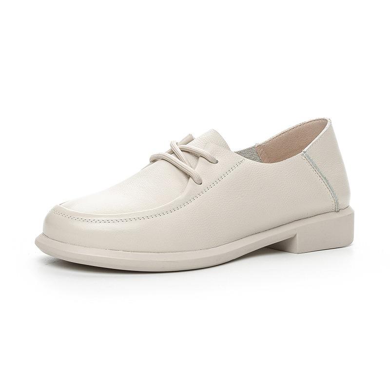 Flat Loafers White Shoes