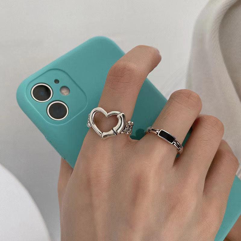 Super Immortal Butterfly Four-Piece Ring Female Personality Index Finger Ring Cold Wind Niche Design Ring