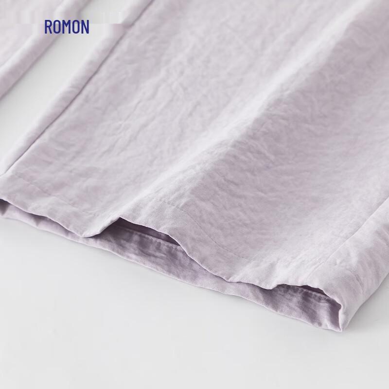 Luomeng Women's High-Waist Drapey Straight-Leg Casual Pants