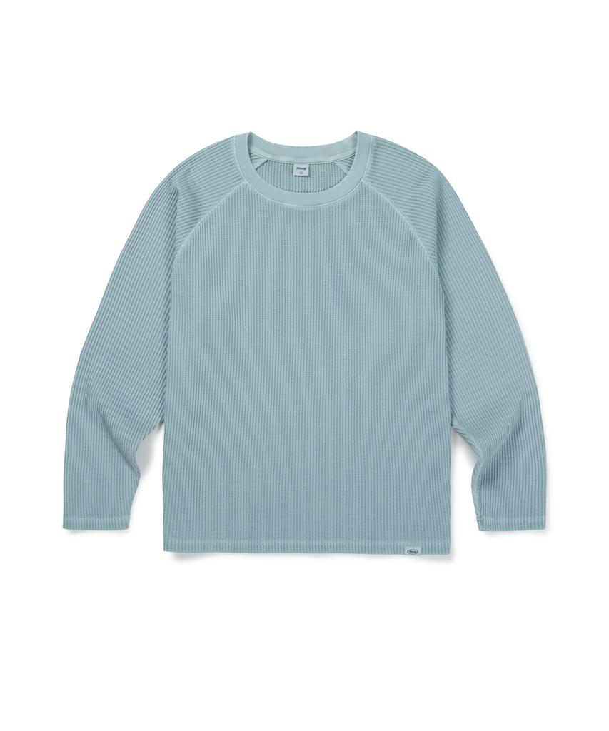 MMLG Dyed Waffle Lsv-T (Sky Blue)
