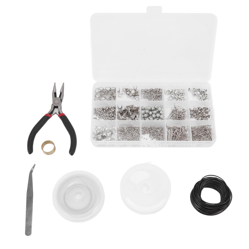 Jewelery Craft Set Transparent Box Jewelery Suppliy Kite Accessories Lobster Clasp for Jewelry Making
