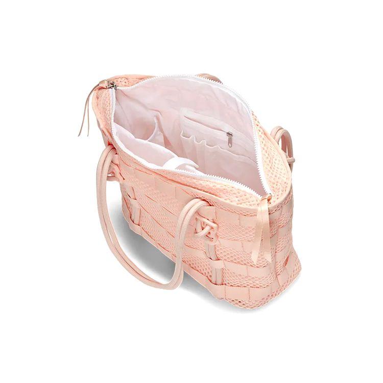 Nike Air Tote Bag Logo Woven Polyester Tote Shopping Bag Shoulder Handbag Regular Women Tote Bags Orange Pink CU2607-664