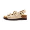 Cowhide version~ thick-soled belt buckle casual open-toed sandals, and retro one-pedal beach shoes.