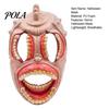 Comfortable Halloween Mask Horror Mask, with Hollow Realistic Fangs, Lightweight Breathable Skin-friendly Cosplay PU Foam Grimace for Party