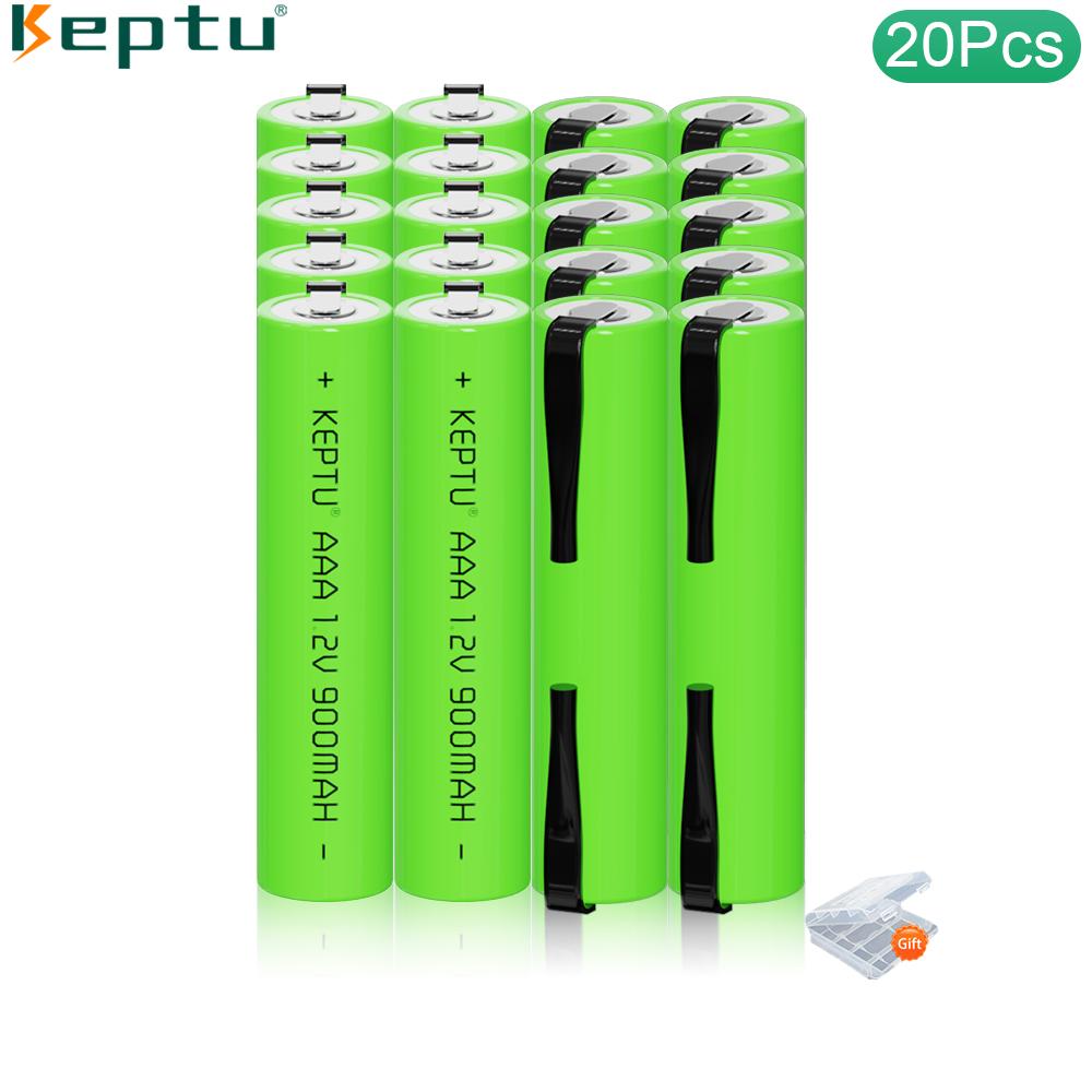 AAA Rechargeable 1.2V Ni-MH Battery 900mAh with Welding Tabs for Philips/Braun Shaver, Razor, Toothbrush – Durable & Easy to Install