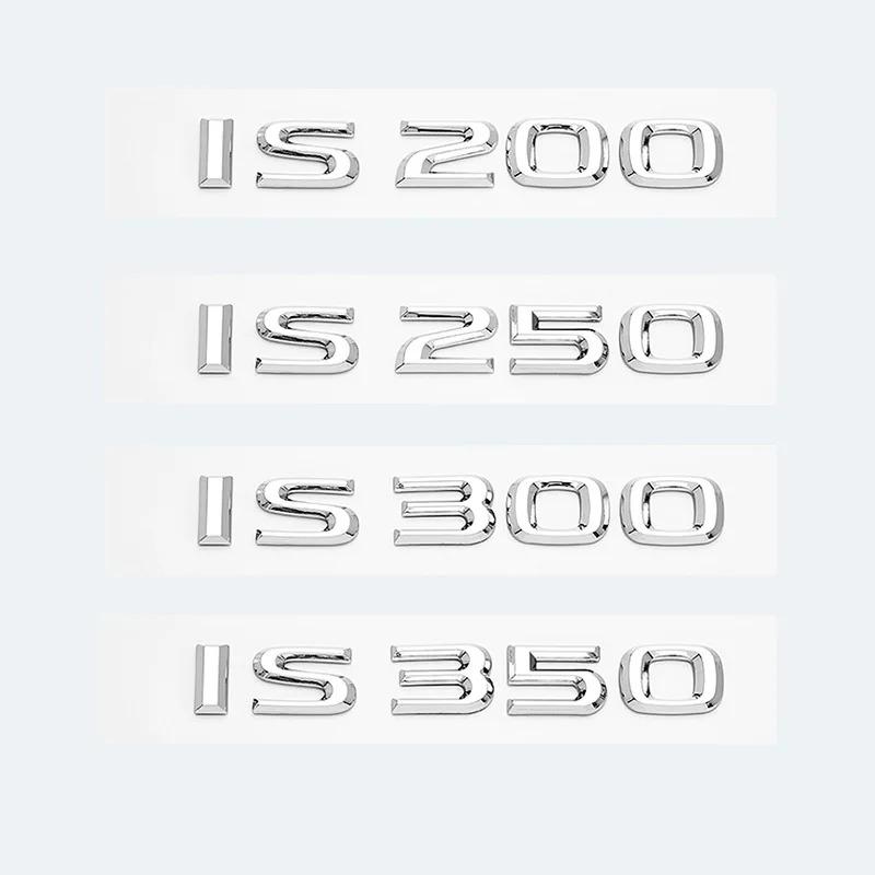 Black IS200 IS250 IS300 IS300h IS200t IS500 HYBRID Letters Sticker Emblem ABS Car Fender Trunk Badge