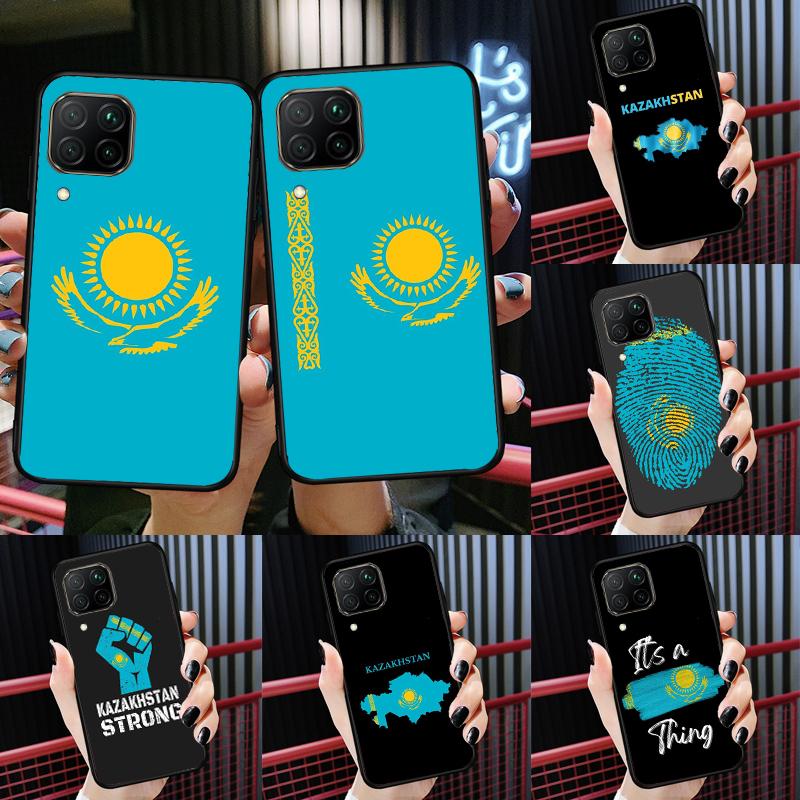 Kazakhstan flag For Huawei Nova 12s 12i 11i 8i Y91 Y60 Y70 Y72 Y90 Y61 9 10 SE P20 P40 Lite P30 P60 Pro Case