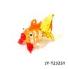 2PCS Custom Cute Goldfish Mini Figurines Glass Pendant Aquarium Decoration Supplies Colorful Tropical Fish Tiny Statue Ornaments