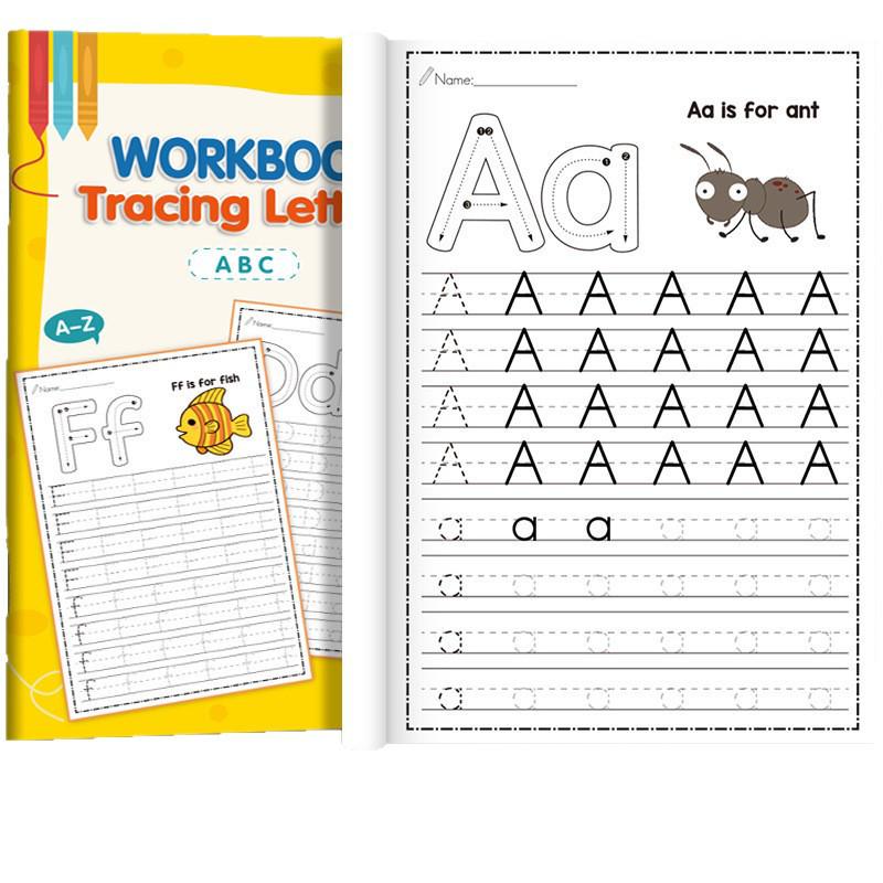 Cross-Border Letter Tracing Book for Kids: Early Education to Primary, Pinyin & Dot Matrix Practice for Kindergarten Students