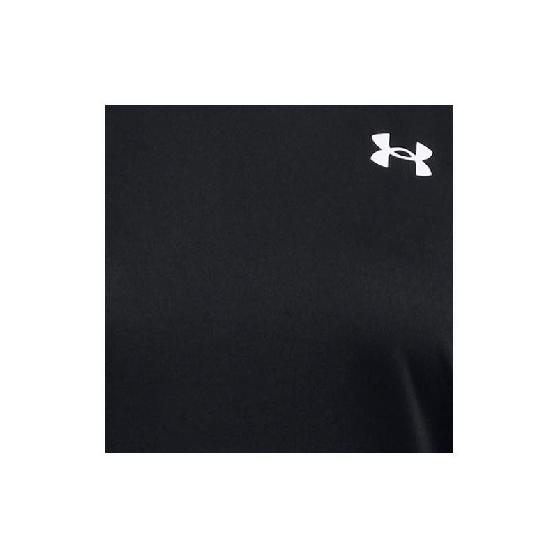 Under Armour Tech Logo Print Quick-Dry Round Neck Sleeveless Vest Women Tops Black 1383655-001