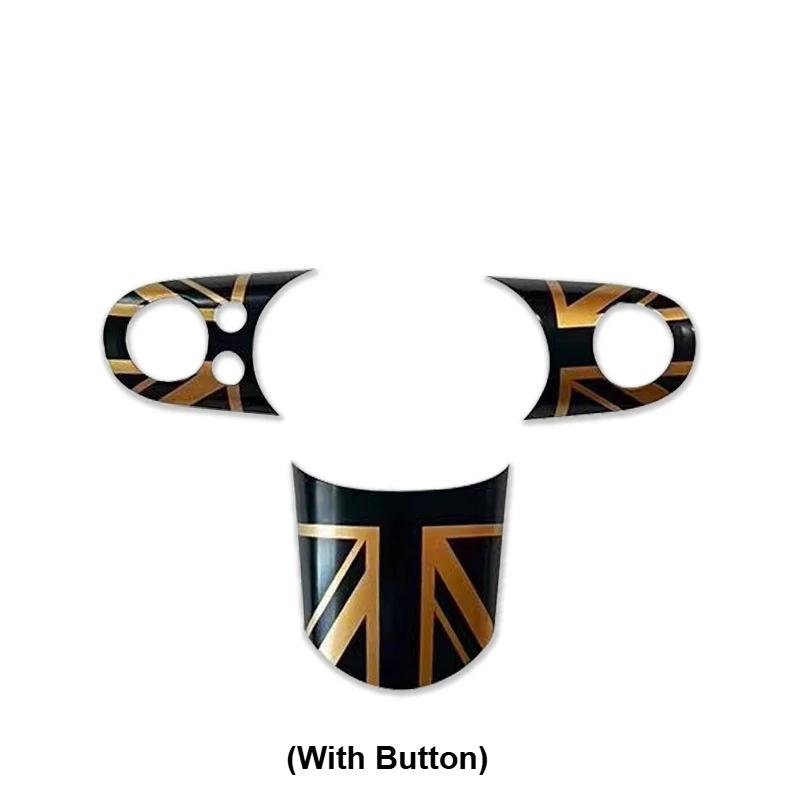 For BMW For Mini Cooper 1st Gen For R50 R52 R53 1Set Car Steering Wheel Button Panel Cover Stickers Car Interior Accessories