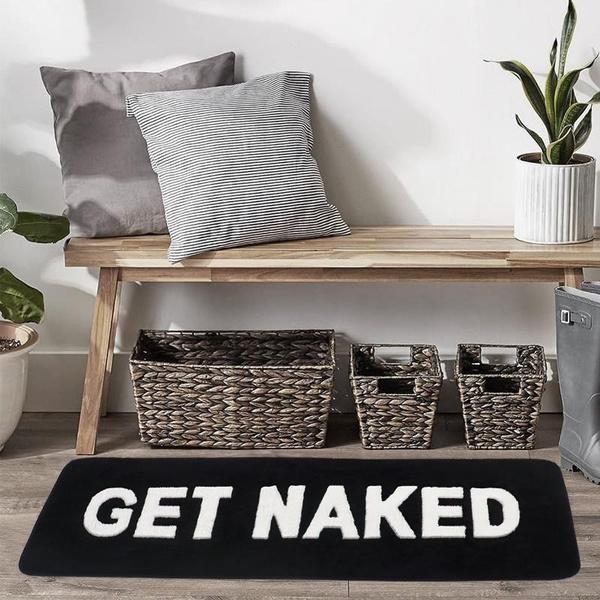 1/2pcs Microfiber Bath Mat Quick Dry And Washable Door Mat, Non Slip Letters Bathroom Rug, Soft And Thicken Shower Mat, Absorbent Bathroom Carpet