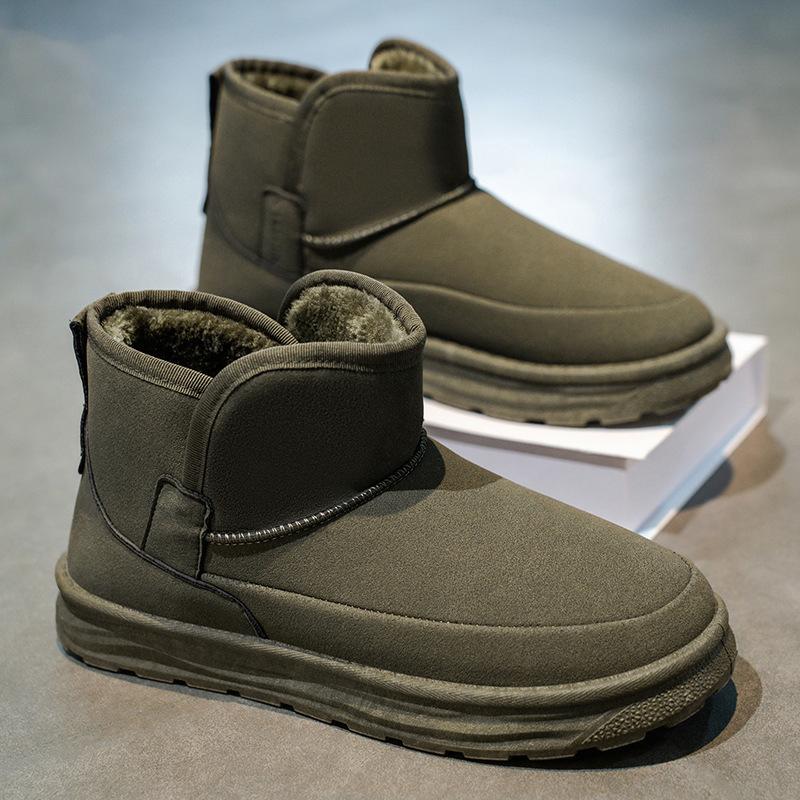 Autumn and Winter Chinese Men's Snow Men's Boots Warm Fashion Boots Outdoor Casual Men's Shoes Sports Snow Boots Men