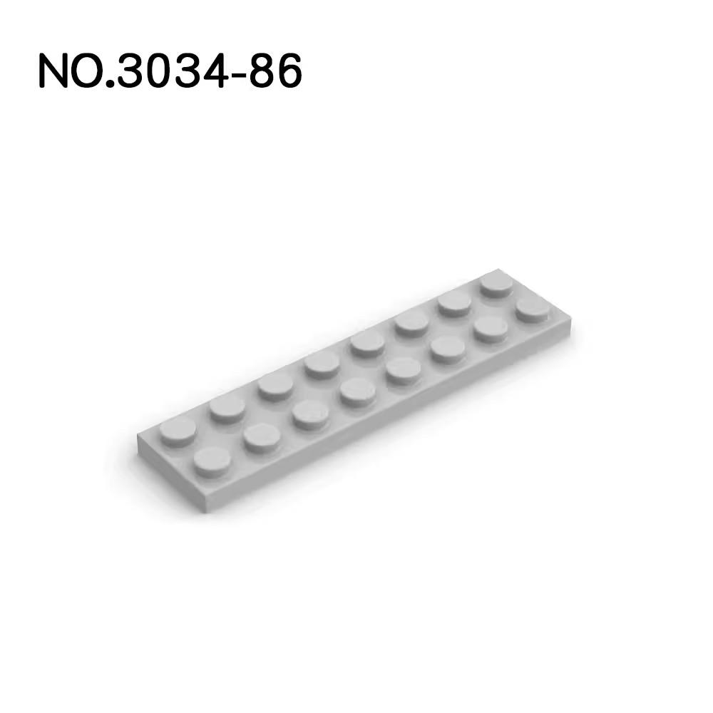 Non-Toxic 20Pcs Moc Parts 3034 Plate 2 X 8 Compatible Bricks Diy Assmble Building Blocks Particle Kids Puzzle Brain Toy Birthday Gift