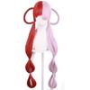 LAOBAO Cosplay Wig, Uta, Diva Wig, Ponytail, Mismatched Hair, Red and Purple, Heat-Resistant, Costume Accessory, Halloween Costume, Cosplay Wig (Uta)