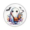 Ghost Fridge Magnets Set of 10 for Haloween Decorations Reusable Ghost Design Magnets for Haloween Decorations Home Office Haloween Decorations