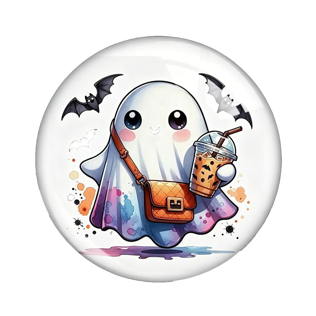 Ghost Fridge Magnets Set of 10 for Haloween Decorations Reusable Ghost Design Magnets for Haloween Decorations Home Office Haloween Decorations