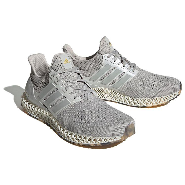 Adidas Ultra 4D Grå Gull Metallic Unisex Sneakers Grå-To Grå-En IG2260