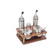 304 Stainless Steel Spice Set: Seasoning Jar, Oil Pot & Salt Shaker with Lid for Home & Restaurant.