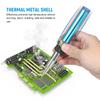 Portable Gas Soldering Iron Butane Soldering Iron Welding Torch Tool with Adjustable Flame 2370 Fahrenheit  High Temp
