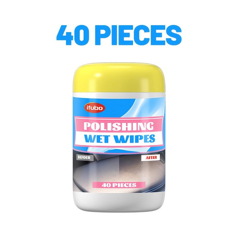 

Car Interior Polishing Wipes, Crack Prevention, Whitening Effect, Portable Car Care, RV Maintenance, Travel Use белый