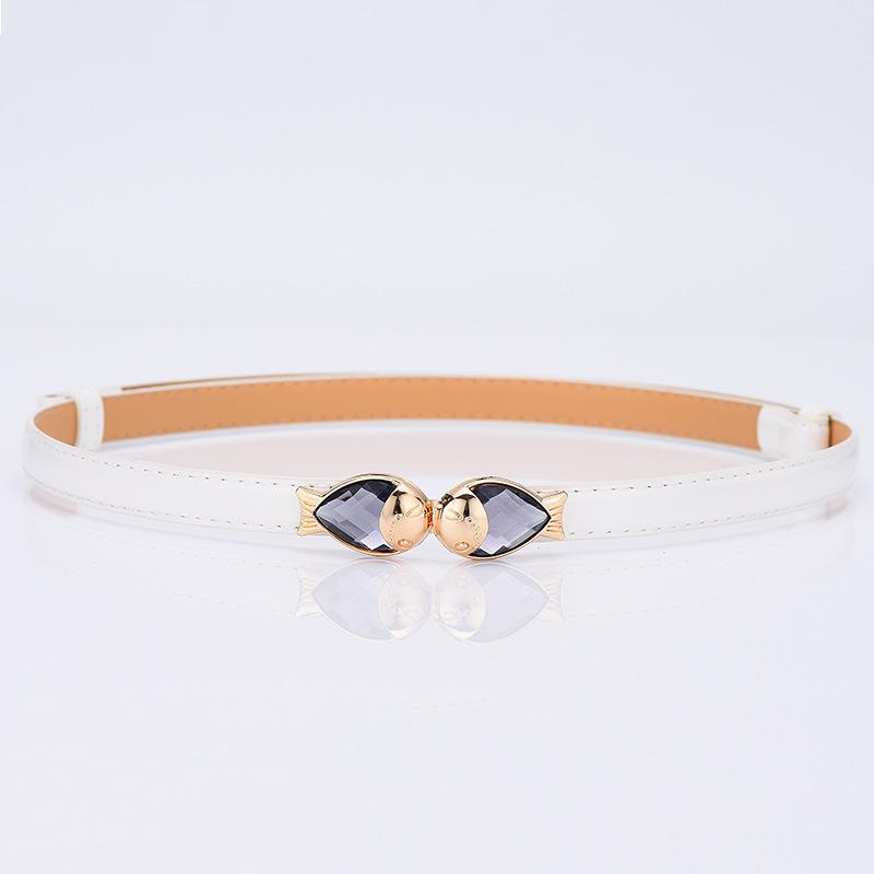 Simple Slim-Fitting Thin Waist Seal Simple Decorative Dress Women'S Student Belt