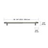 Umbra Single Curtain 2242738782 Rod, Steel, W2240-3660mm, Nickel, Twilight,