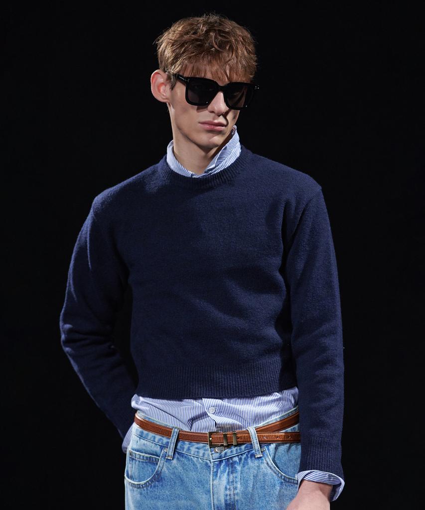TAKEASY [Dmd] Core Mn Knit - Navy