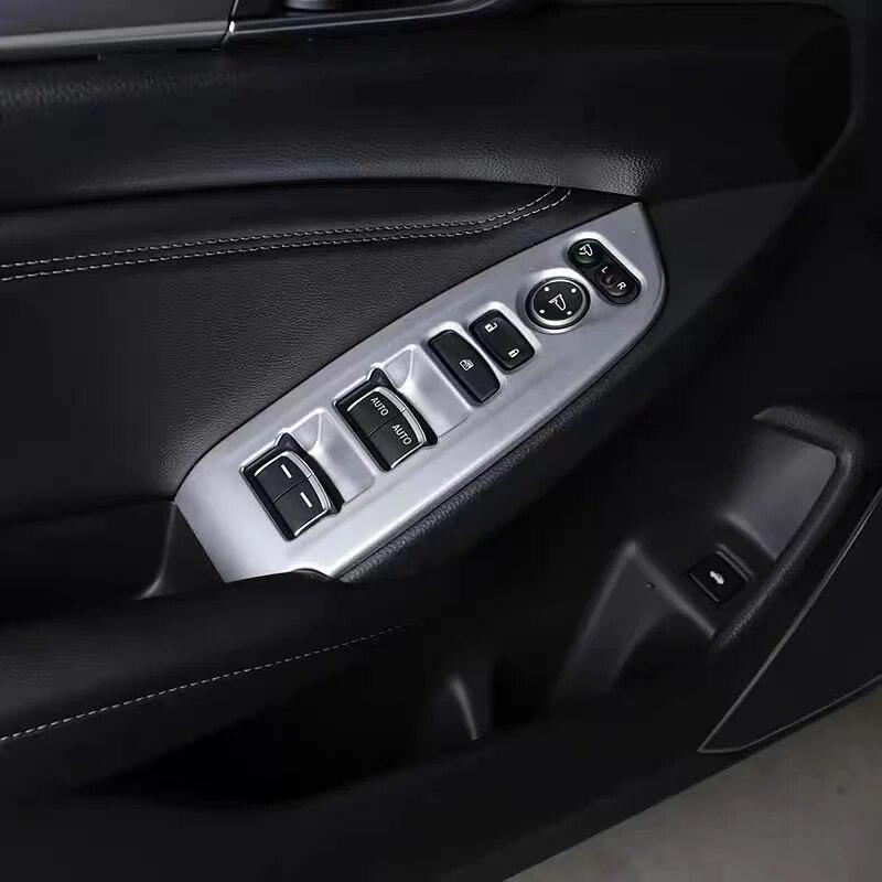 Pro Honda Accord 2018- 2022 ABS Kryt spínače skla dveří auta Kryt skleněného zvedacího panelu Tlačítko Dekorace Samolepka Příslušenství