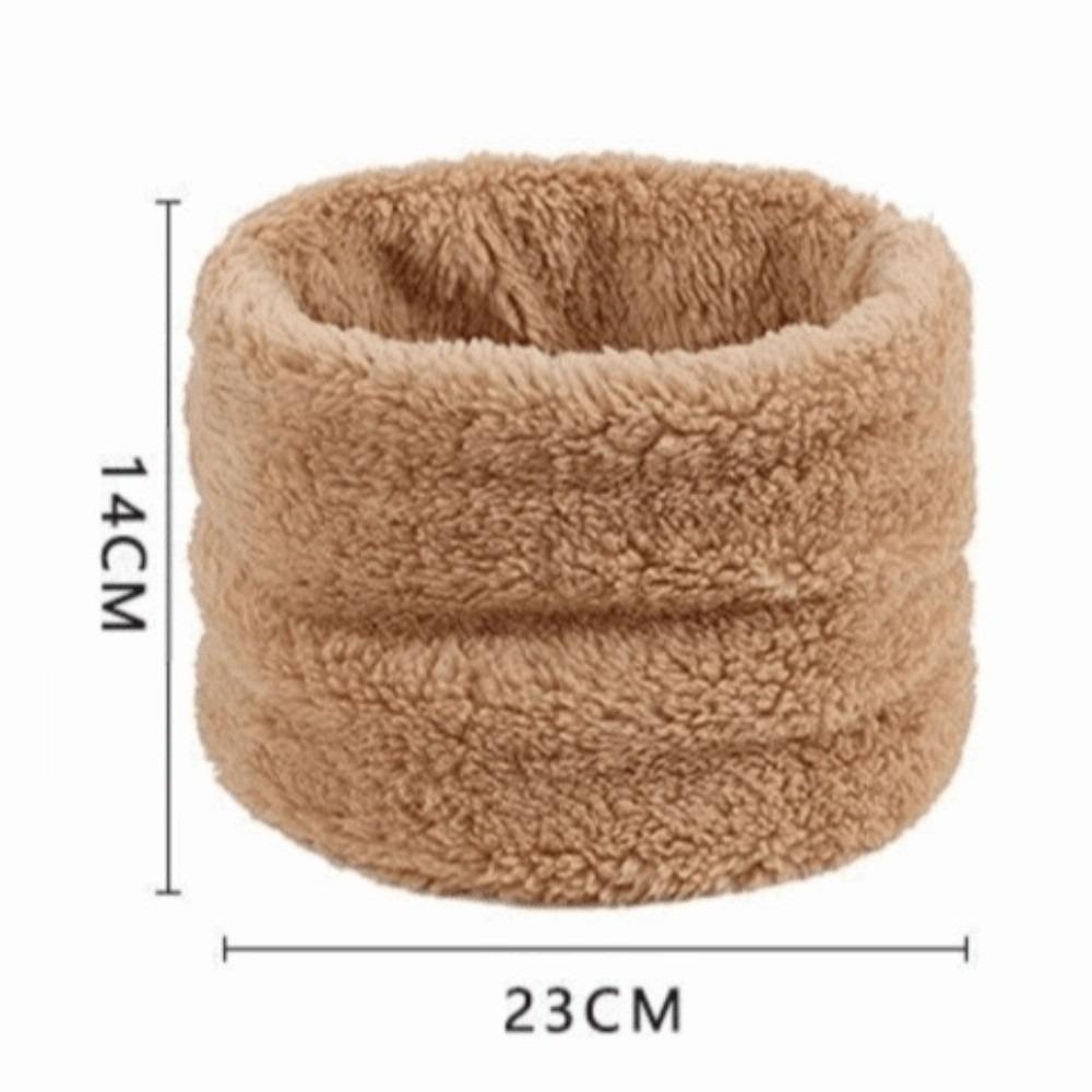 Keep Warm Winter Snood Scarves Plush Neck Gaiter Fashion Cold-proof Collar