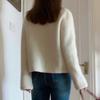 Navava Women Long Sleeve Knit Cardigan Round Neck Nc307