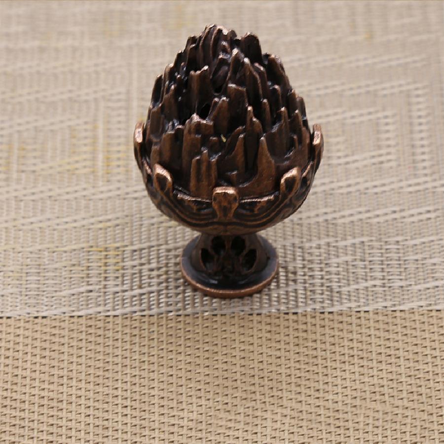 Fogão Boshan antigo, tripé para queimador de incenso doméstico, mini queimador de incenso retrô