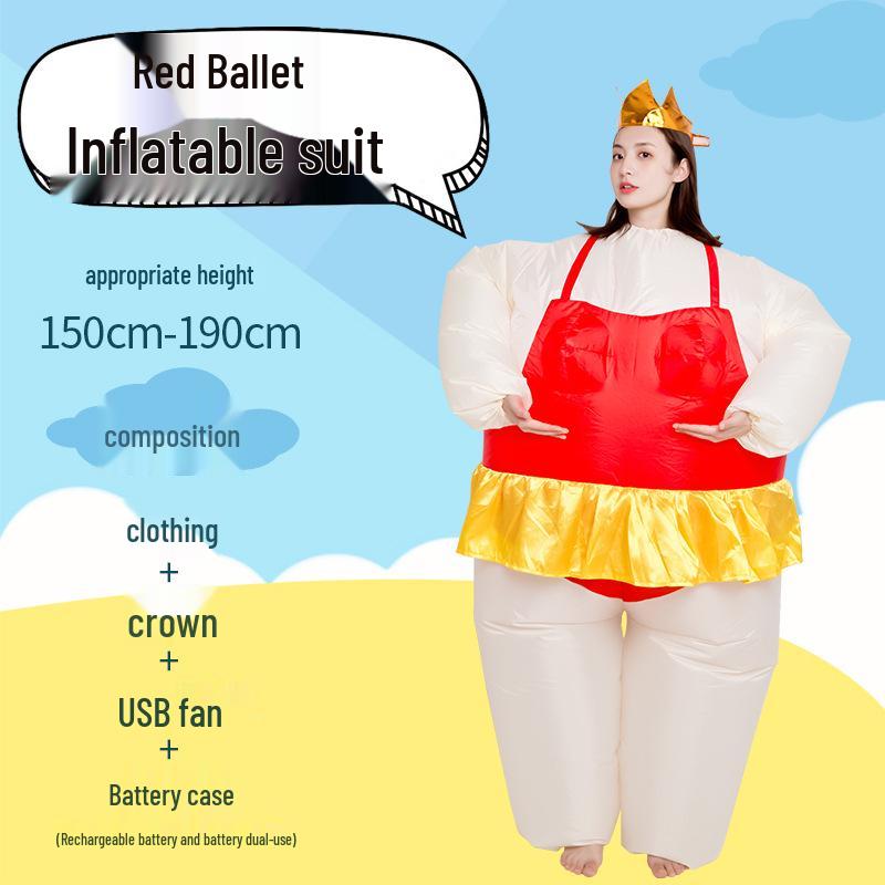 Inflatable Sumo Costumes for Dance & Pranks - Adult Size Fun Props & Dolls