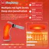 Red Light Bead Heated Single Shoulder Protector Relieves Arthritis Sore Muscle Shoulder Massage Support Adjustable Tightness