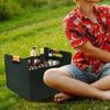 12 Bottle Foldable Wine Bag 37X32X27CM Portable Detachable Liquid Carrier Protector for Wedding Camping Picnic Gift