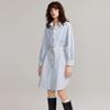 Elle Commuter Minimalist Comfortable Elegant Long Sleeve Dress Women dresses Blue EL40053