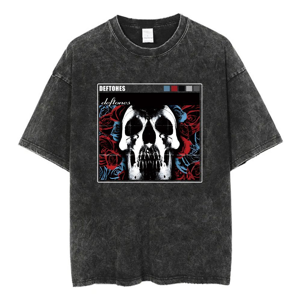Deftones Band-Diamond Eyes Music Album Cover T-Shirt Metal Rock Clothes Cotton Vintage Short Sleeve Tees Tops