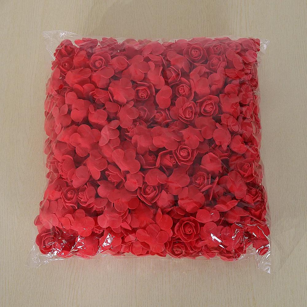 Artificial Foam PE Rose Heads Artificial Roses DIY Valentine's Day Rose Wedding Candy Box Decoration Material