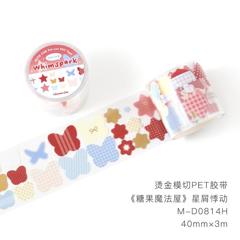 1 Stück DIY Dekoration Klebebänder Japanische Süßigkeiten Magisches Haus Washi-Tapes Abdeckbänder Aufkleber Schreibwaren
