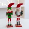 Colorful Soldier Christmas Soldier Dolls Decorations Soldier Wood Christmas Walnut Soldier Winter Table Toppers