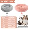New Arrival Spring Summer Breathable Pet Bed - Round Plush Stuffed Bed for Cats & Small Dogs, Deep Sleep Four Seasons Bed