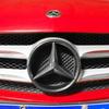 GZB4   1PC 210mm 188mm Car Front Grill Emblem Lid Cover Decoration For Mercedes Benz AMG class GLK W220 A180 W211 W205 GLC W203 Sticker