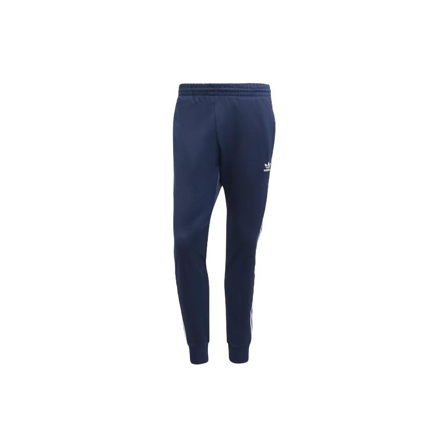 Adidas Originals Adicolor Classics Sst Track Logo Print Striped Casual Pants Men bottoms Blue IA4789 M