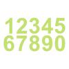Glow In The Dark Number Sticker Luminous Digits Sticker Kids Bedroom Wall Switch Model Number Diy Decor Label Sticker Decal