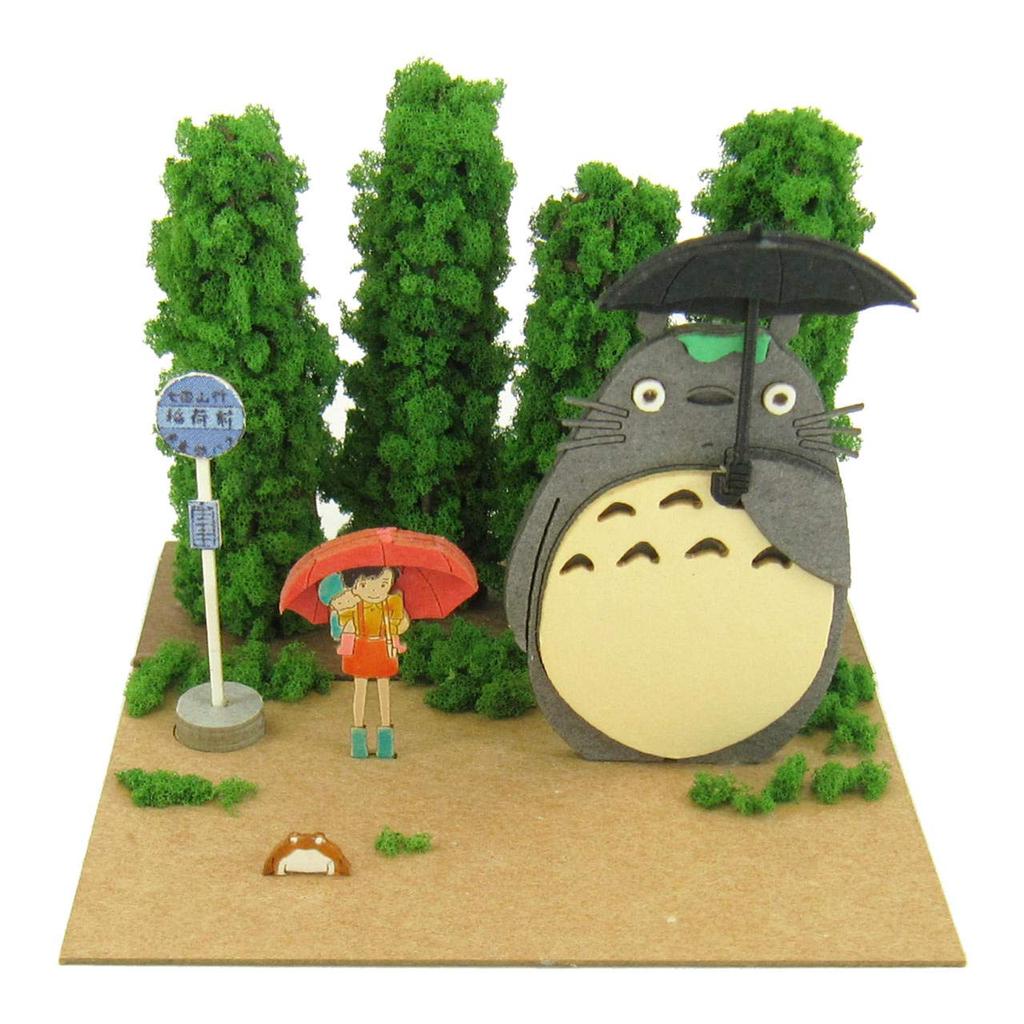 Giant Bean Bag Chairs Sankei Studio Ghibli Mini My Neighbor Totoro Totoro and the Bus Stop Paper Craft Non-Scale MP07-03